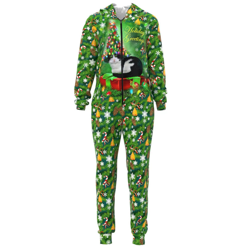 custom adult onesies all-over printing no minimum long sleeve long pants zipper bodysuit jumpsuit