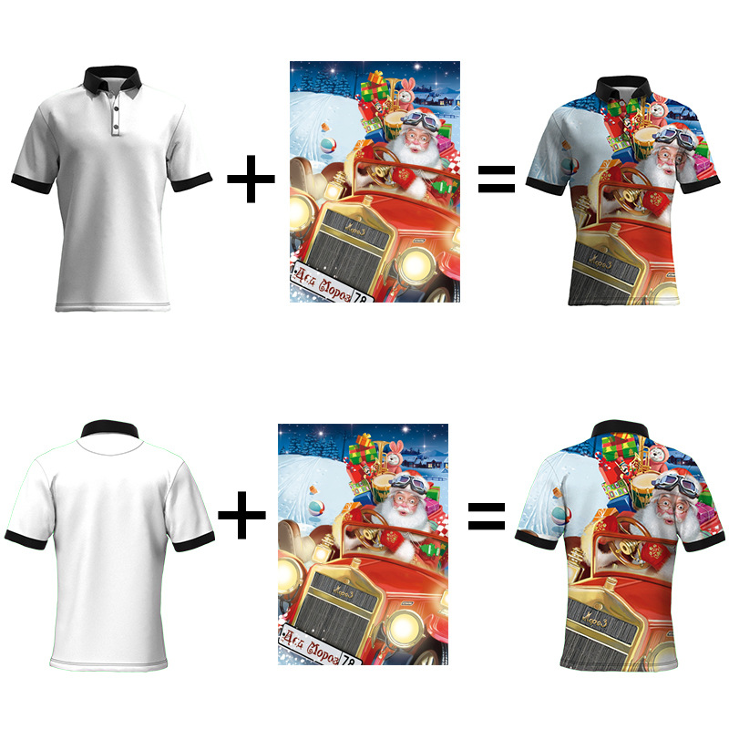 custom polo shirt all-over printing no minimum