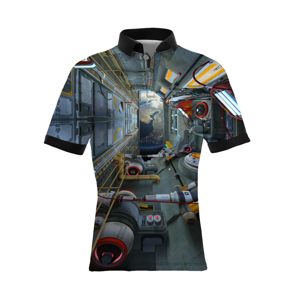 custom polo shirt all-over printing no minimum