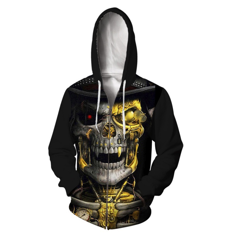 custom printed zip up hoodies