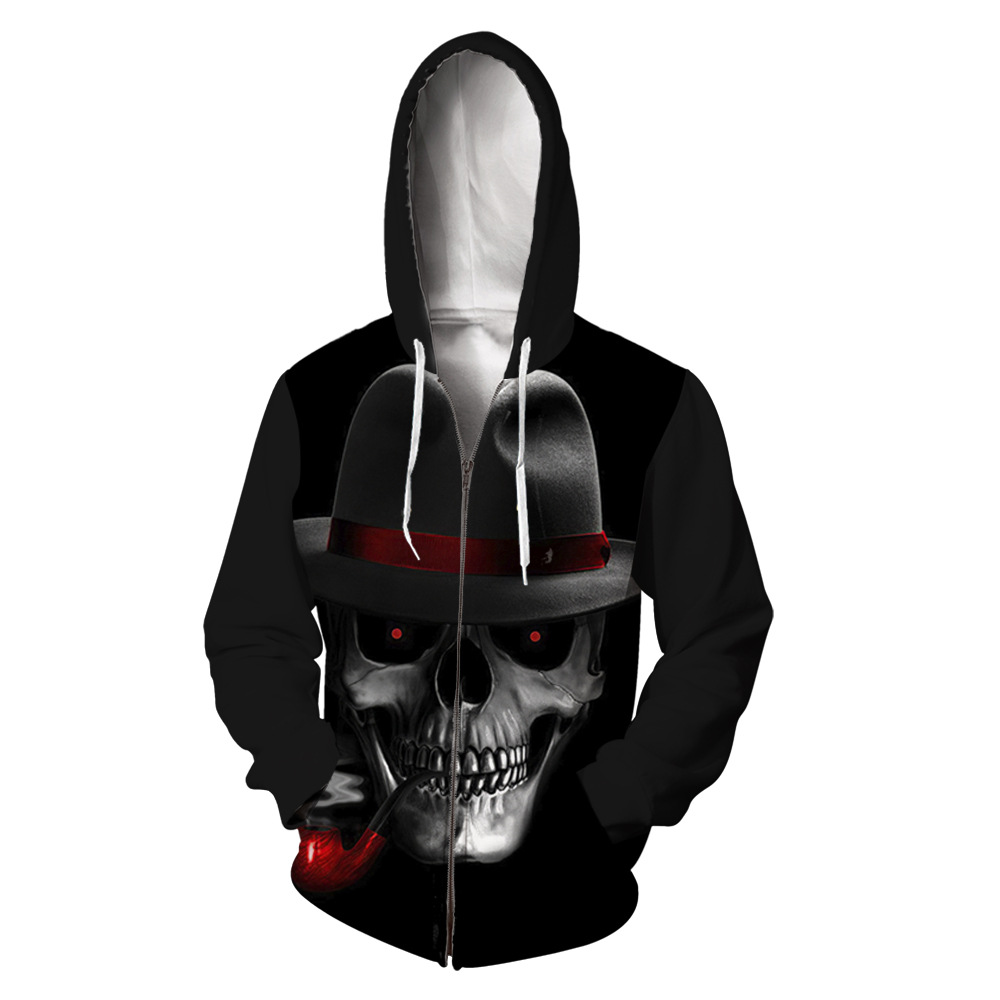 custom printed zip up hoodies