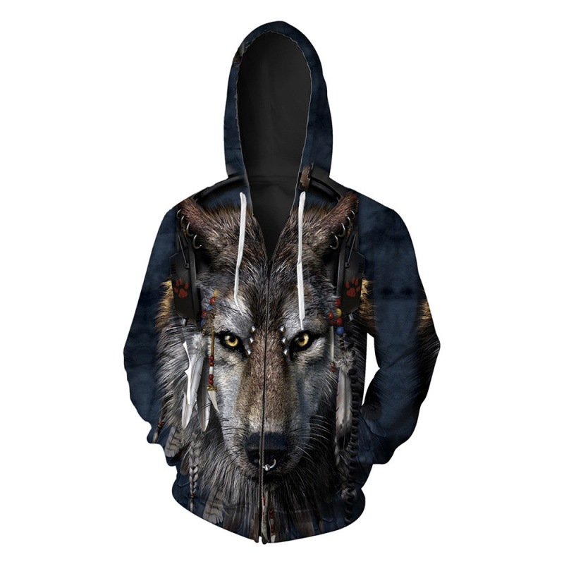 custom printed zip up hoodies