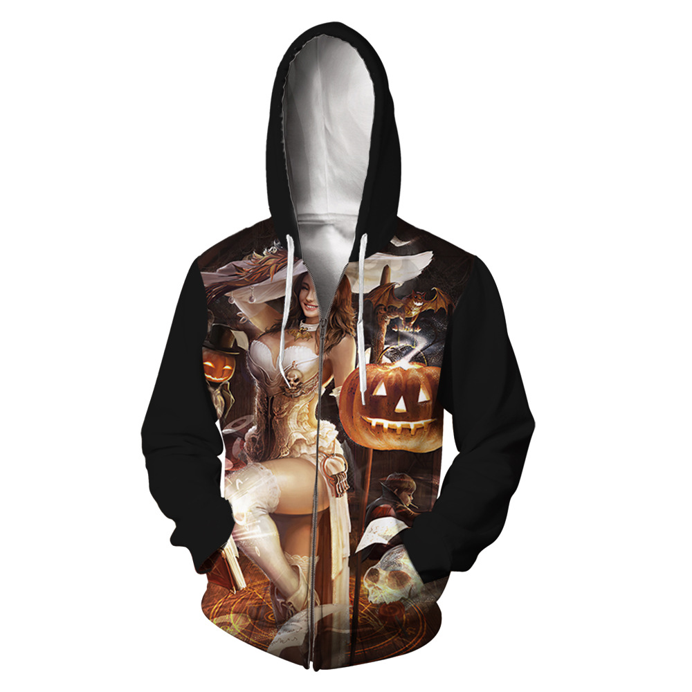 custom printed zip up hoodies