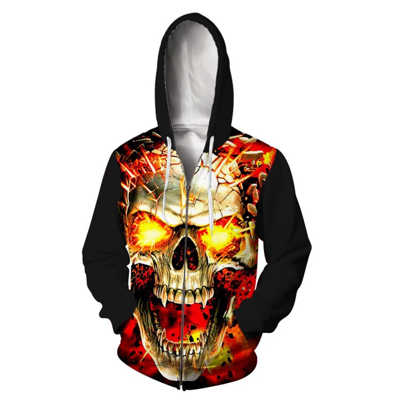 custom printed zip up hoodies