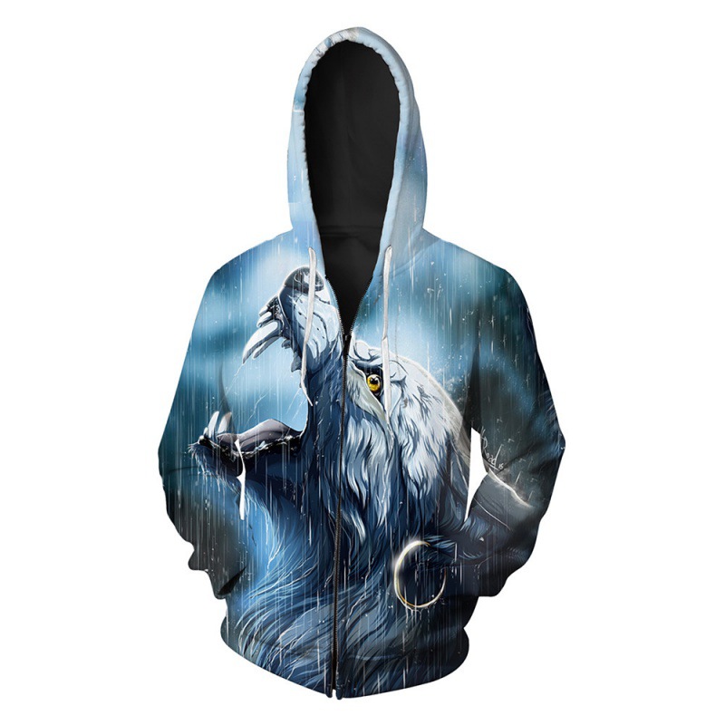 custom printed zip up hoodies