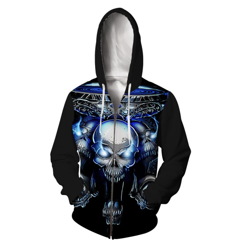 custom printed zip up hoodies