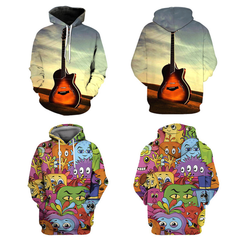 custom printed hoodies all over