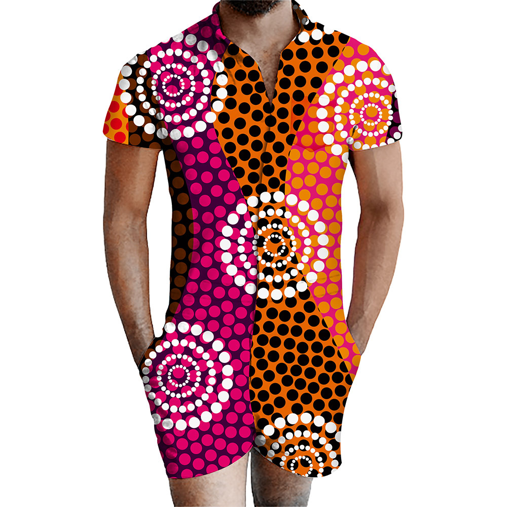 custom men's romper all-over printing no minimum