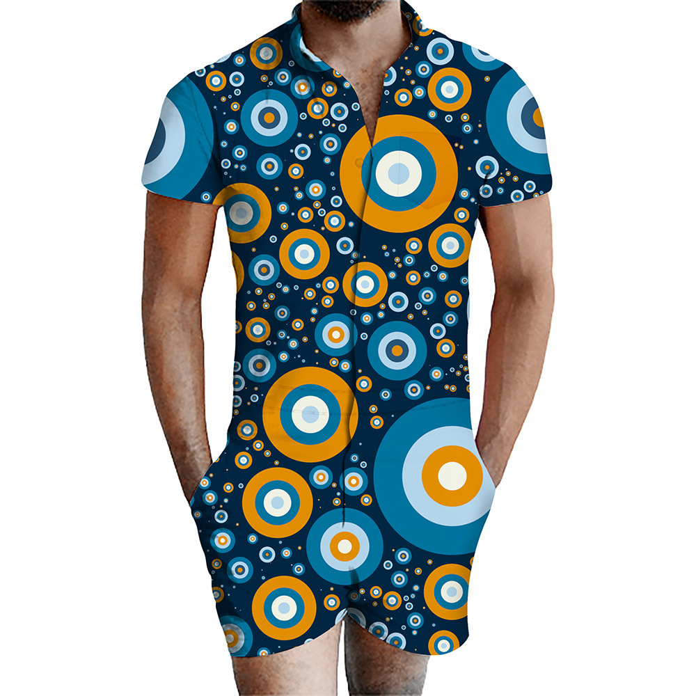 custom men's romper all-over printing no minimum