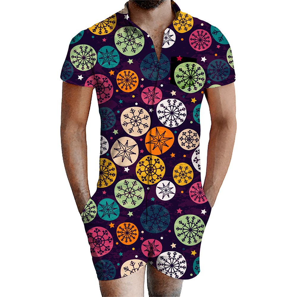 custom men's romper all-over printing no minimum