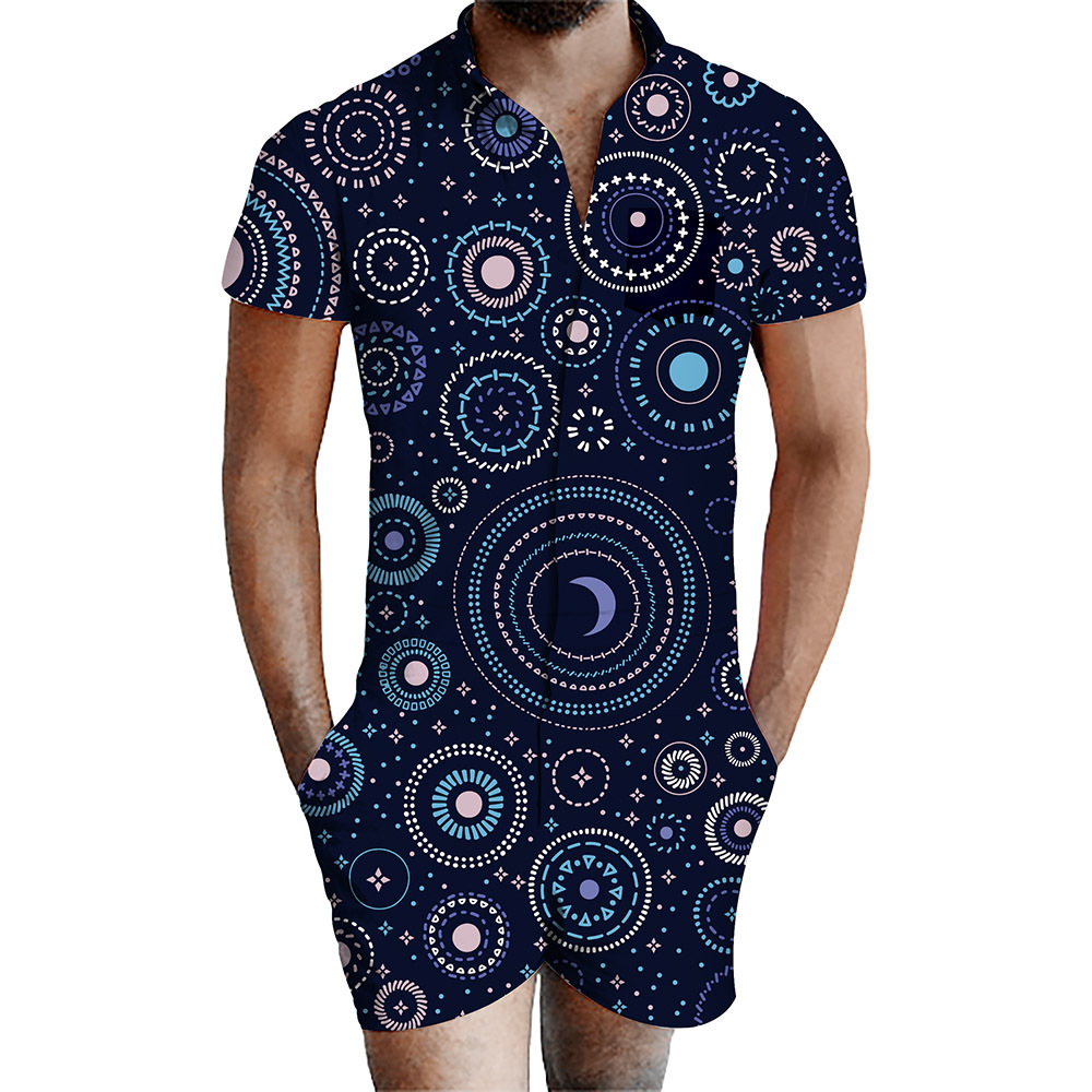 custom men's romper all-over printing no minimum