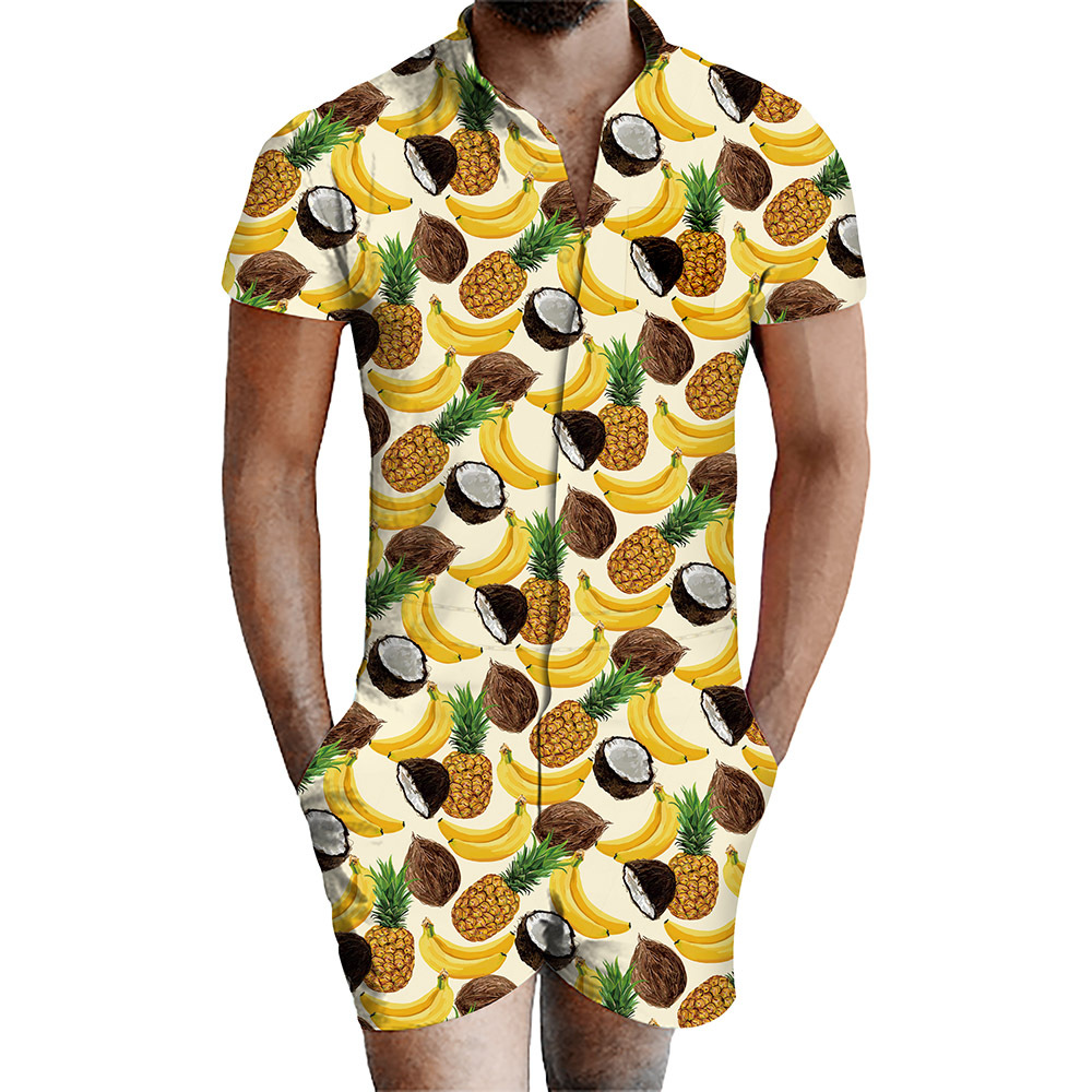 custom men's romper all-over printing no minimum