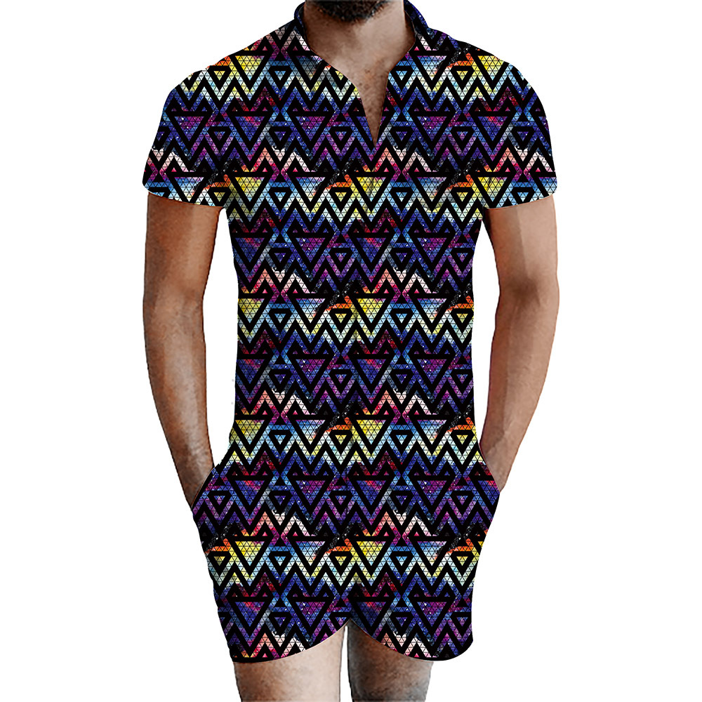 custom men's romper all-over printing no minimum