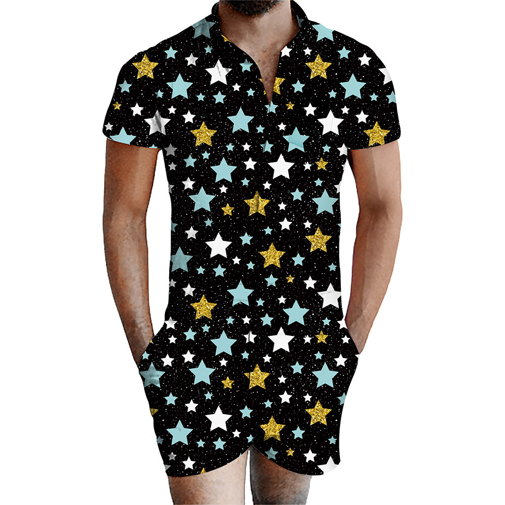 custom men's romper all-over printing no minimum