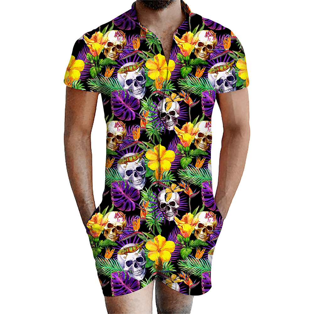 custom men's romper all-over printing no minimum