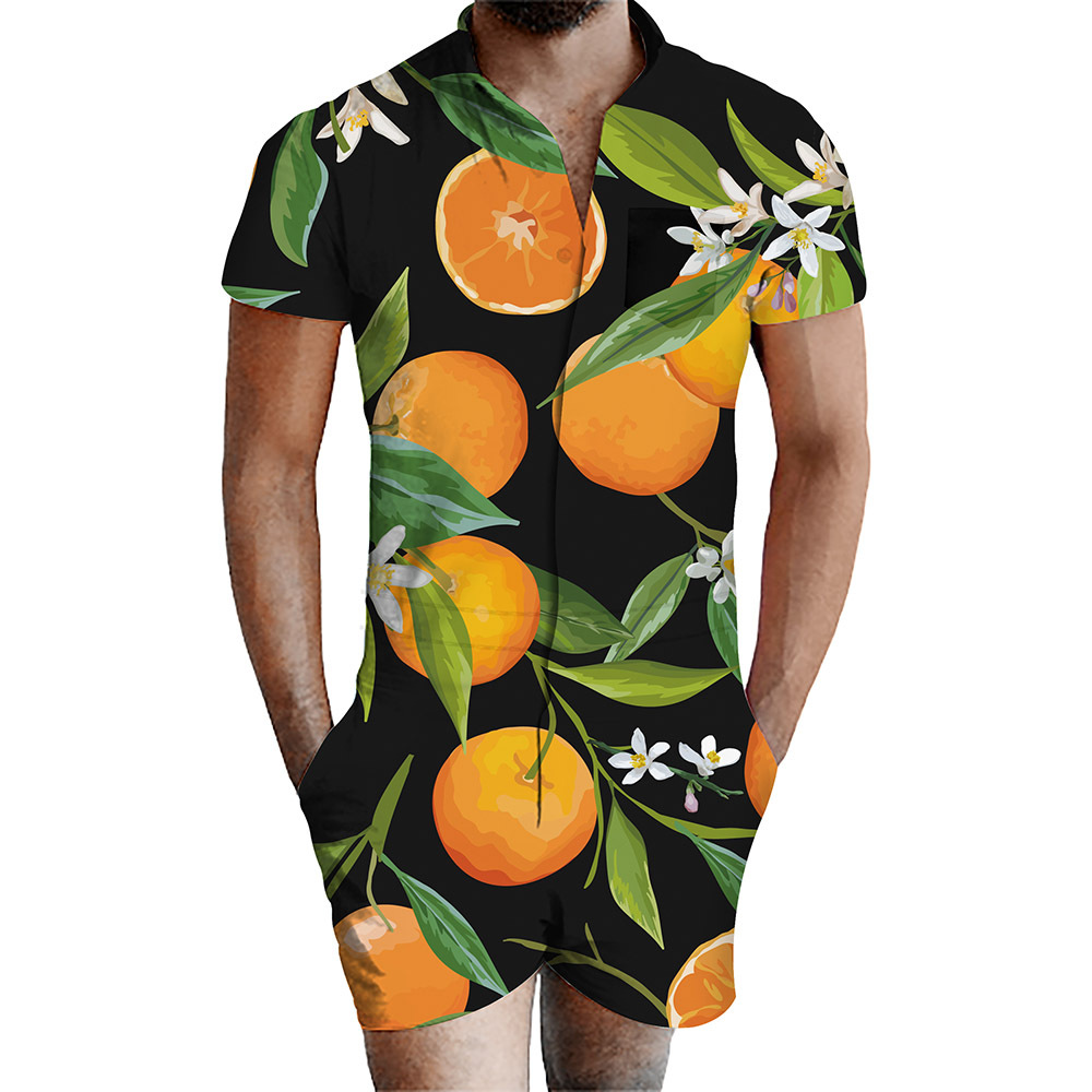 custom men's romper all-over printing no minimum