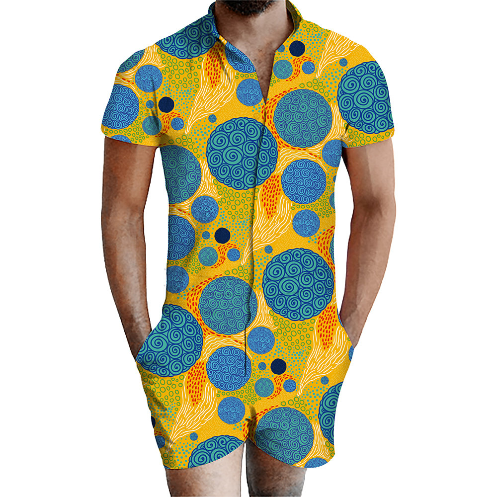 custom men's romper all-over printing no minimum