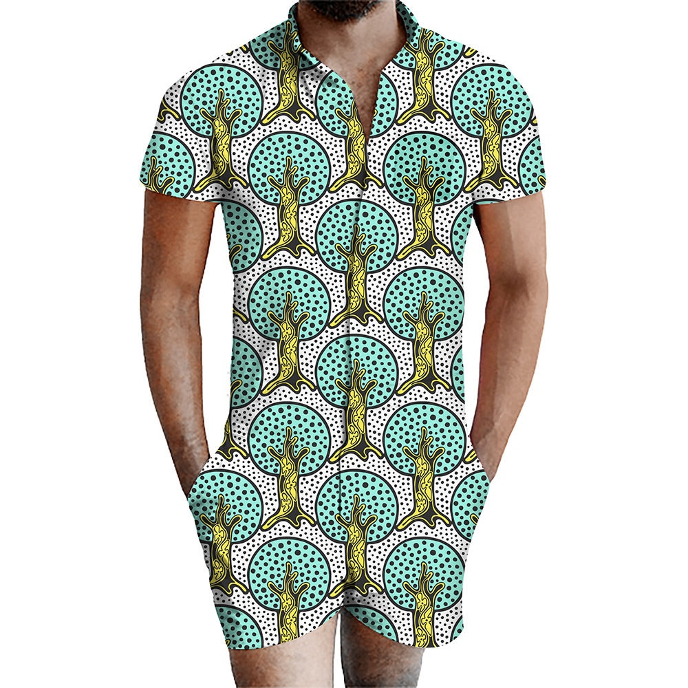 custom men's romper all-over printing no minimum