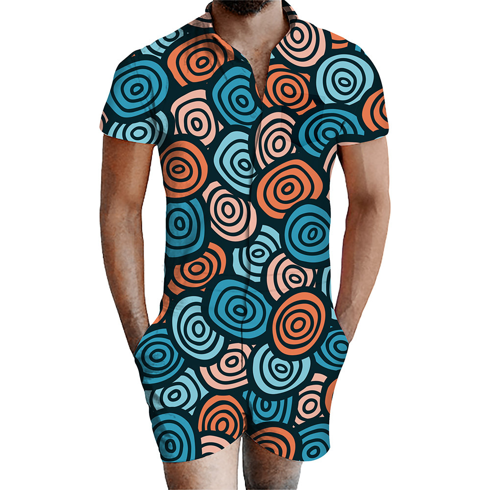 custom men's romper all-over printing no minimum