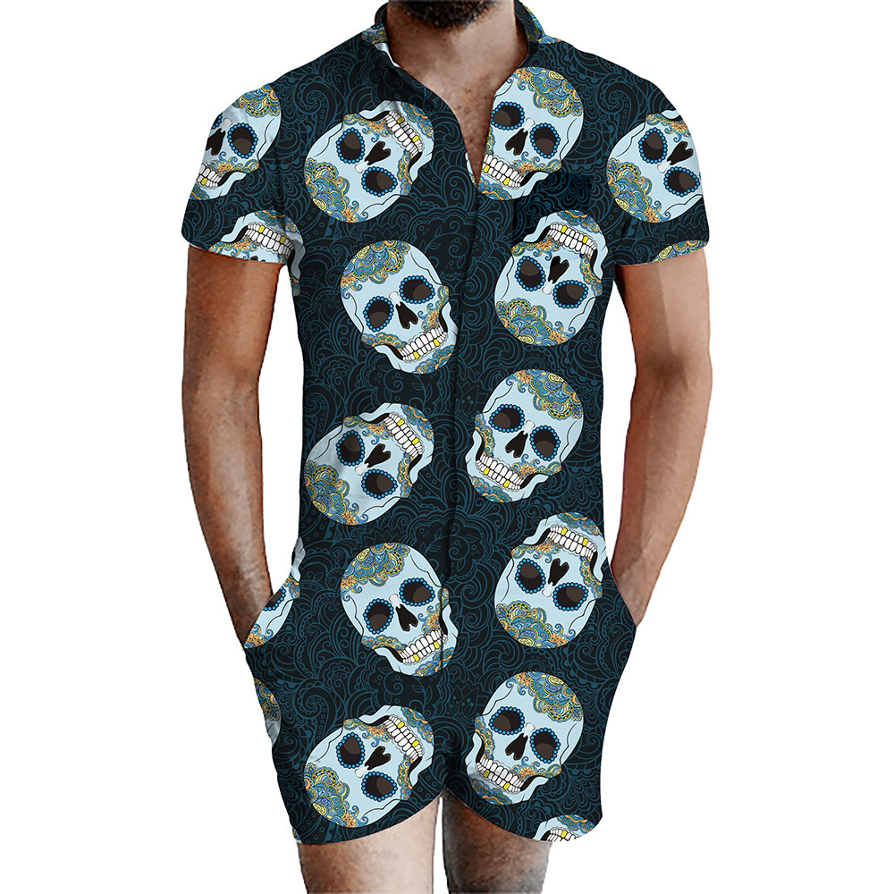 custom men's romper all-over printing no minimum