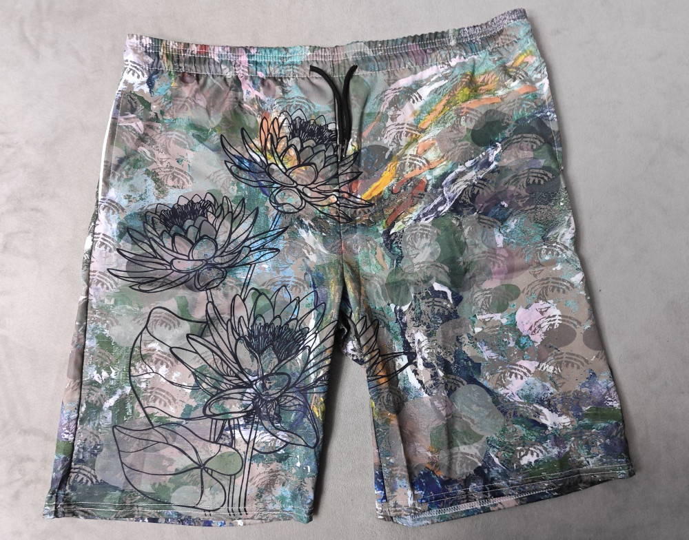 custom printed men's board shorts