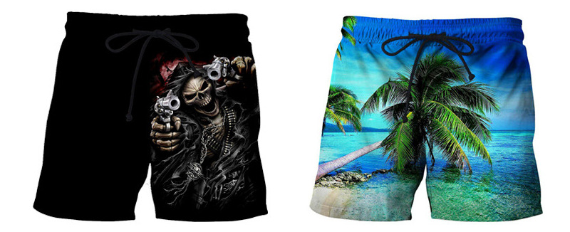 custom printed men's board shorts