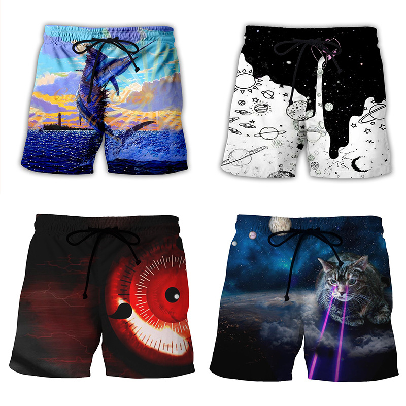 custom printed men's board shorts