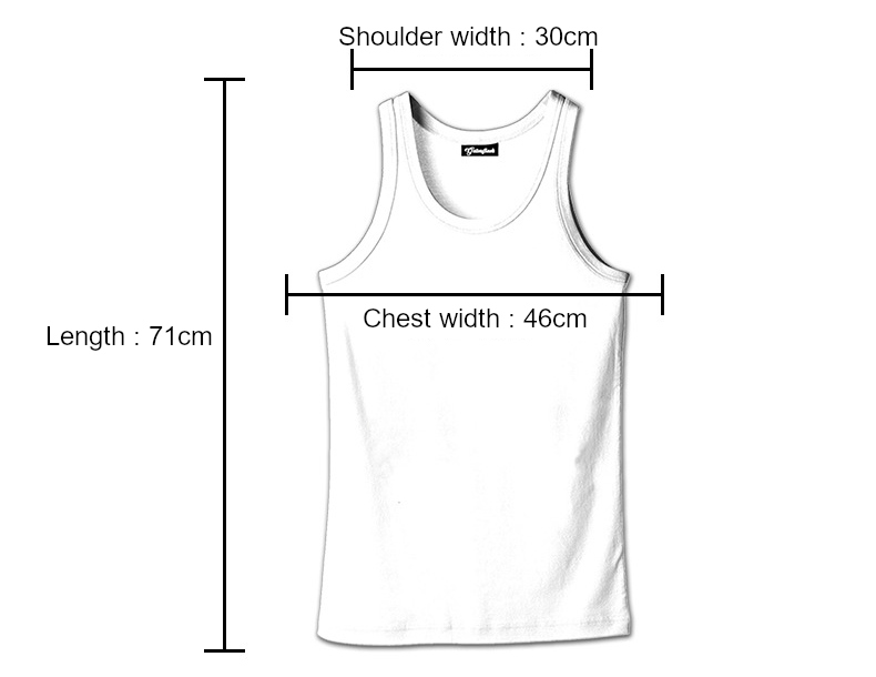 custom mens tank top all-over printing