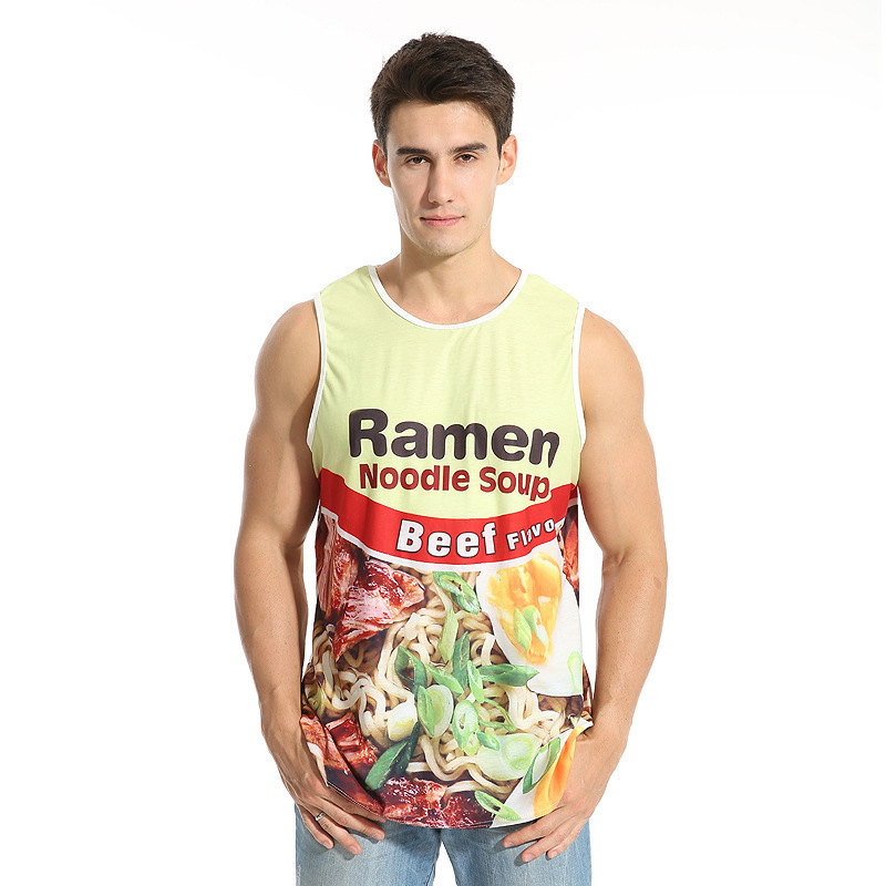 custom mens tank top all-over printing