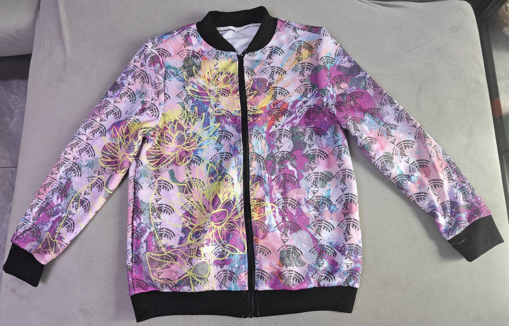 custom printed jacket lightweight