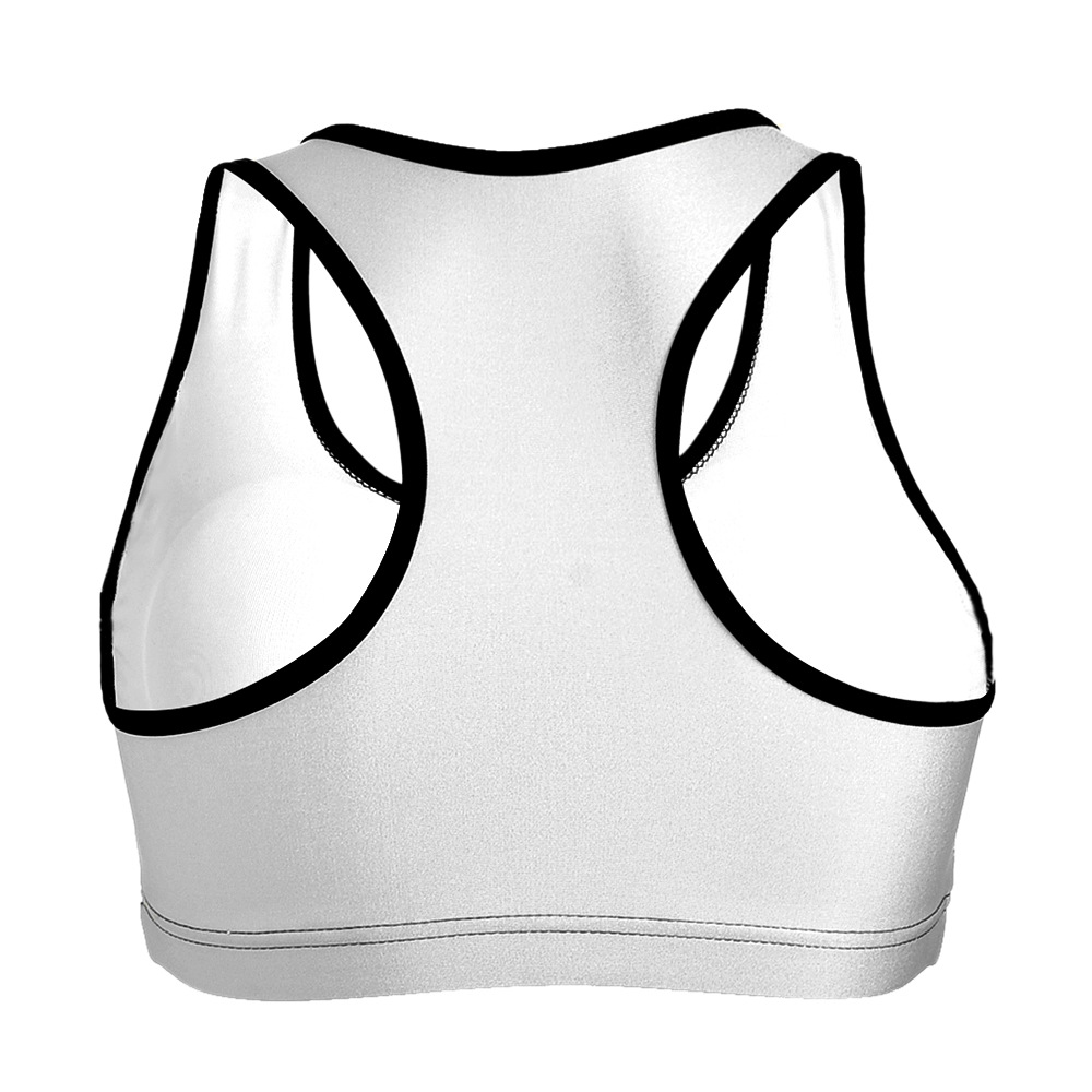 custom printed sports bra