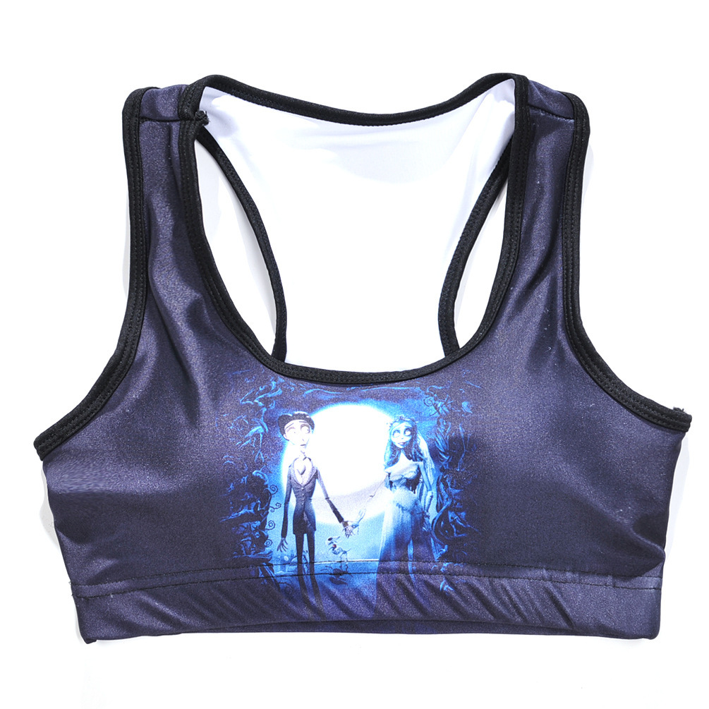 custom printed sports bra