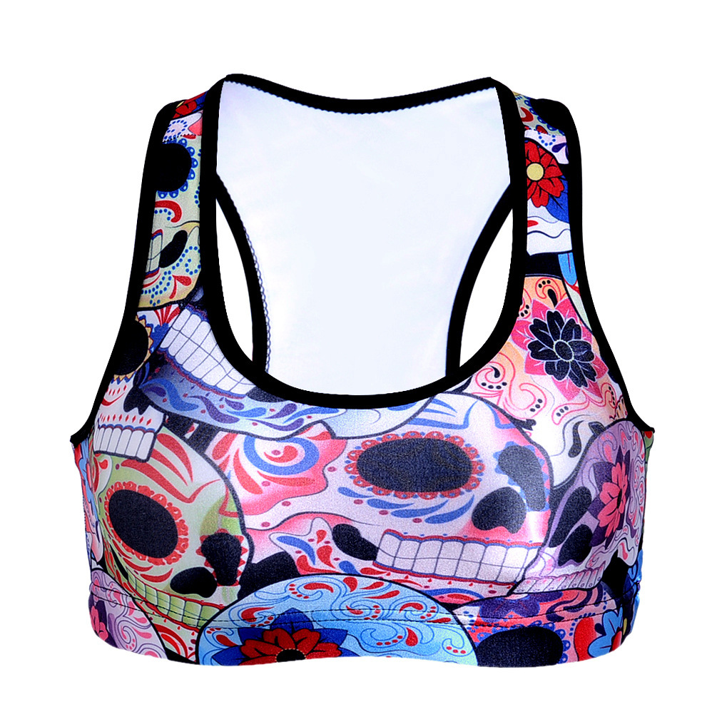 custom printed sports bra