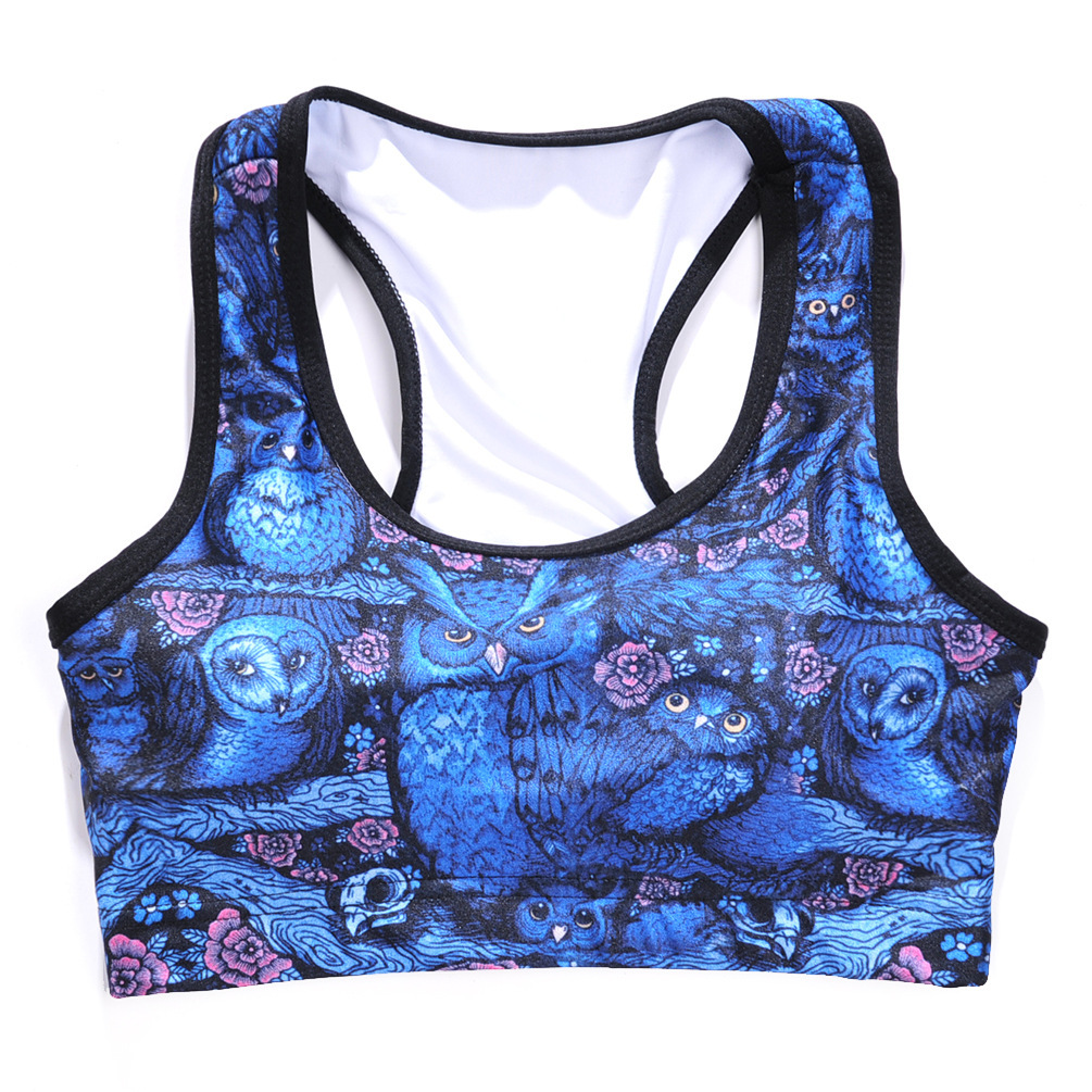 custom printed sports bra