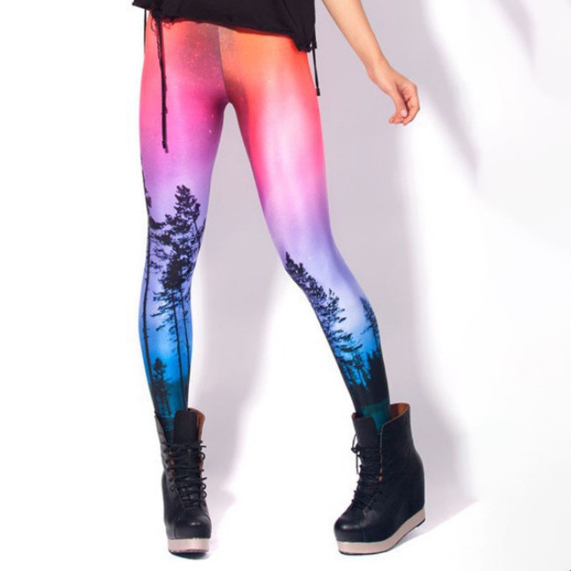 custom printed ankle length 7/8 leggings