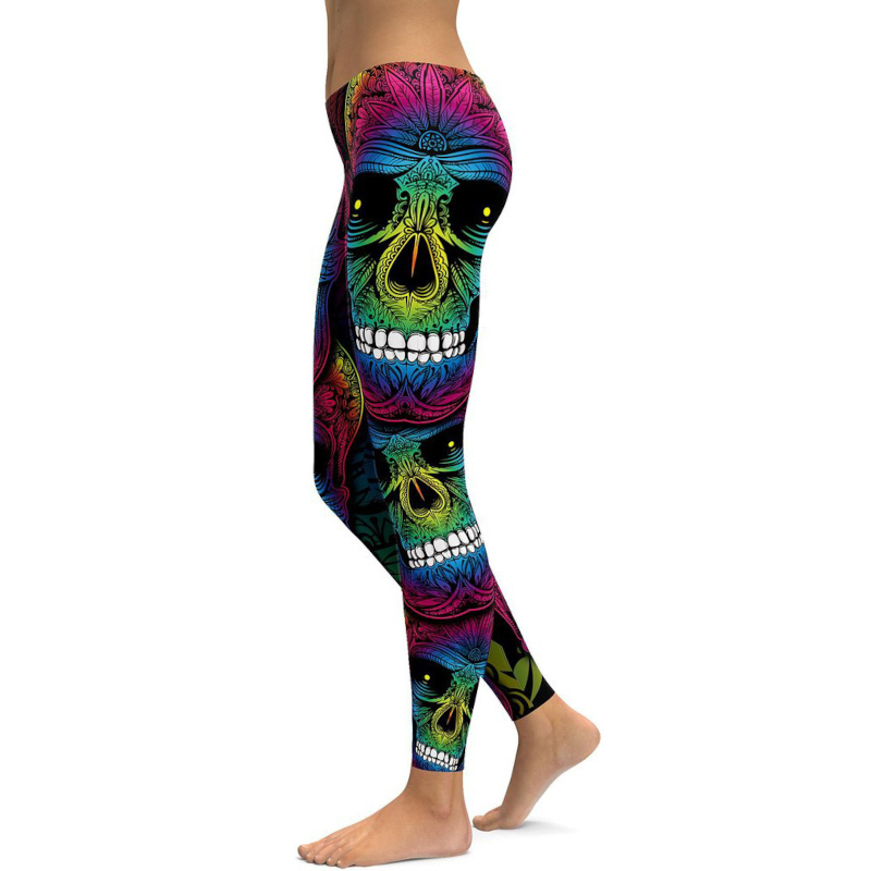 custom printed ankle length 7/8 leggings