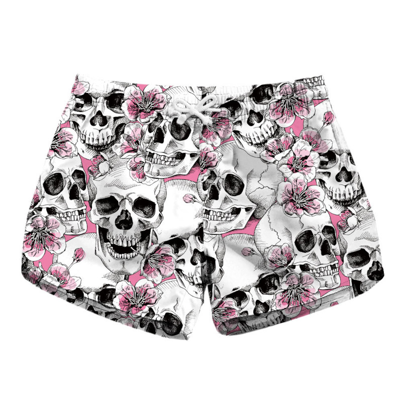 custom printed women's beach shorts