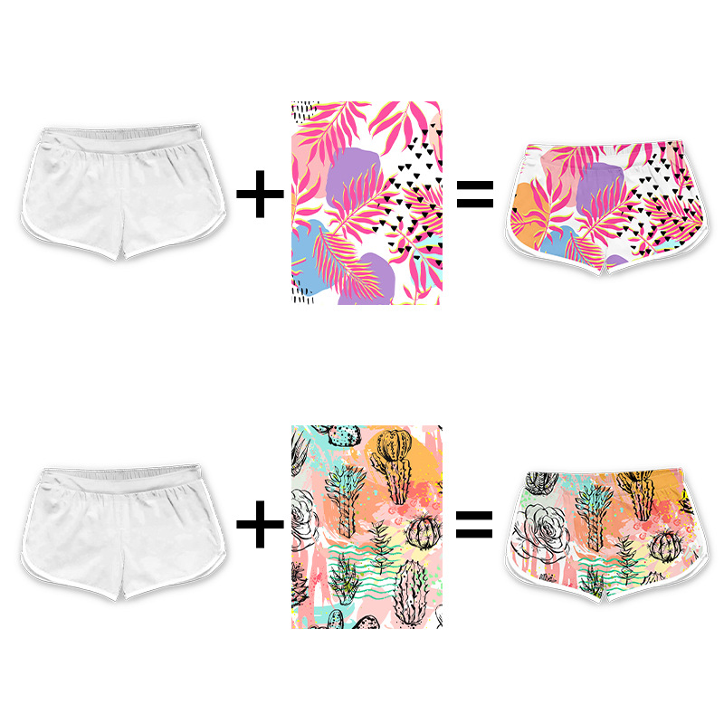 custom printed women's dolphin shorts