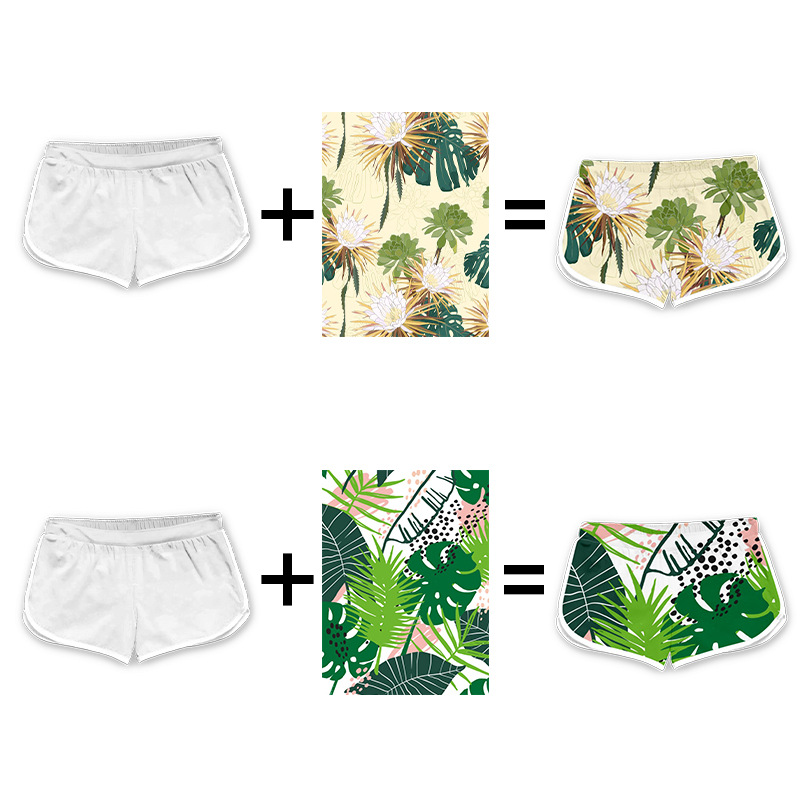 custom printed women's dolphin shorts
