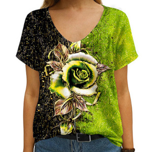 Custom Women's V-neck T-Shirt