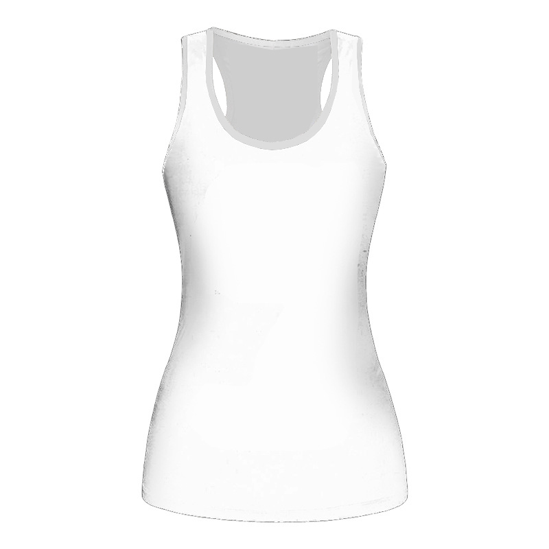 custom printed women's workout tank top